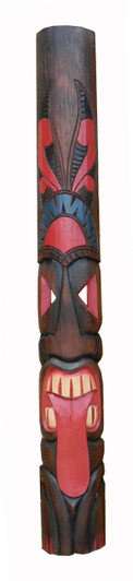 60" Tahitian Tongue Tiki Mask