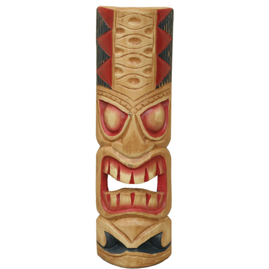 20" Classic Hawaiian Yellow Tiki Mask