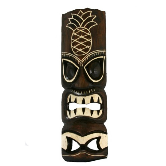 20" Hawaiian Pineapple Tiki Mask