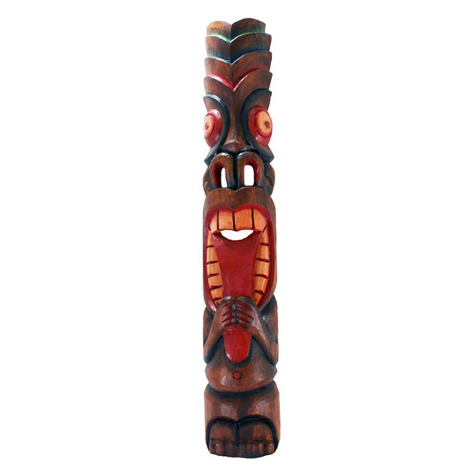 40" Crazy Classic Tongue Tiki Mask