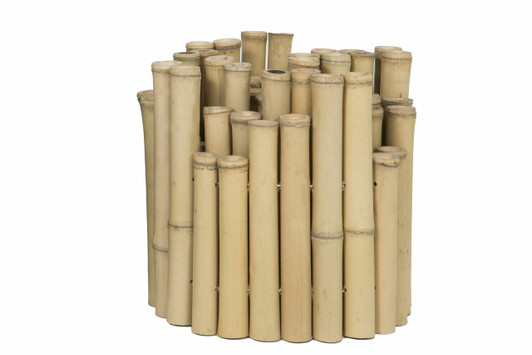 Natural Bamboo Border Edging 1.25" D x  8' L (PACK 4)