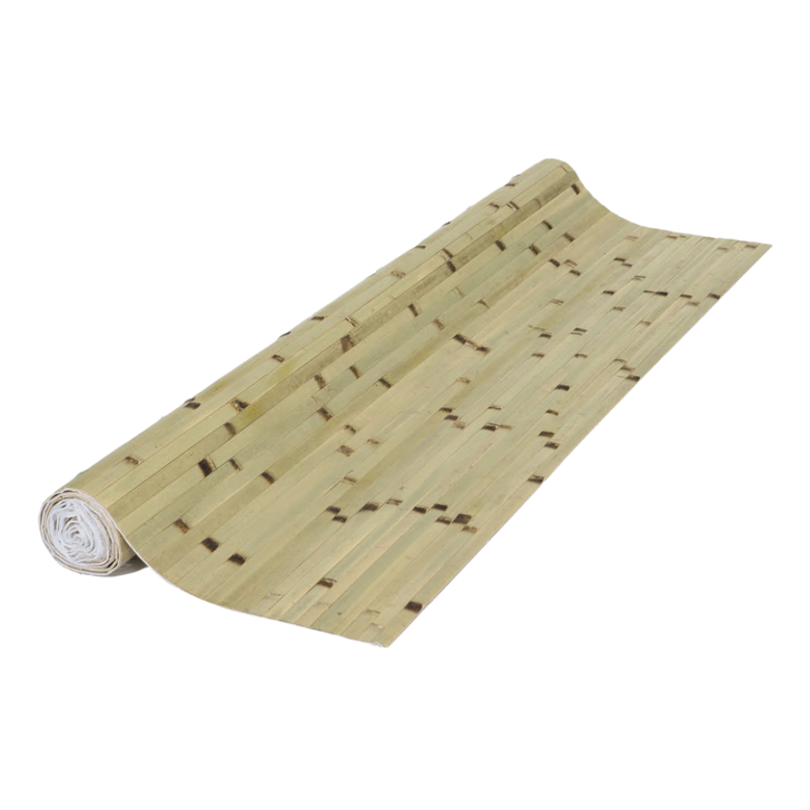 Bamboo Wall Paneling Burnt Raw Green 4' x 8'