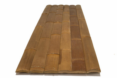 1.75" x 72" x 0.25" Bamboo Slats Carbonized (50 Slats)