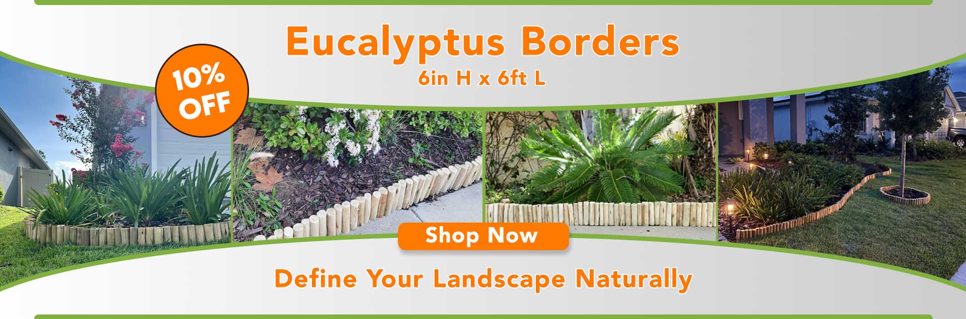 Eucalypptus Border 6&quot; x 6&#039; is 10% OFF