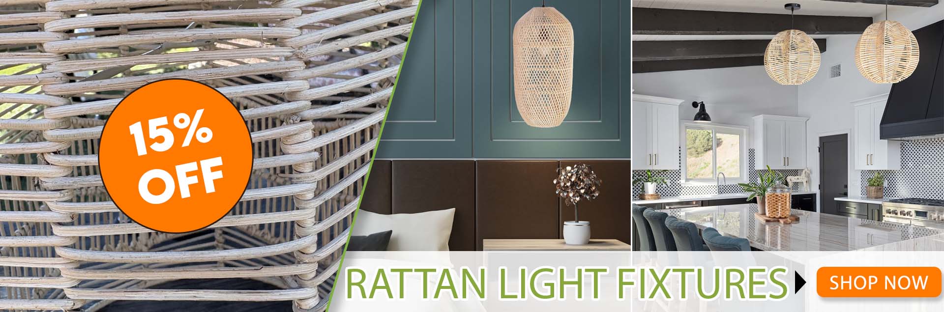 Rattan Light Fixture On Sale