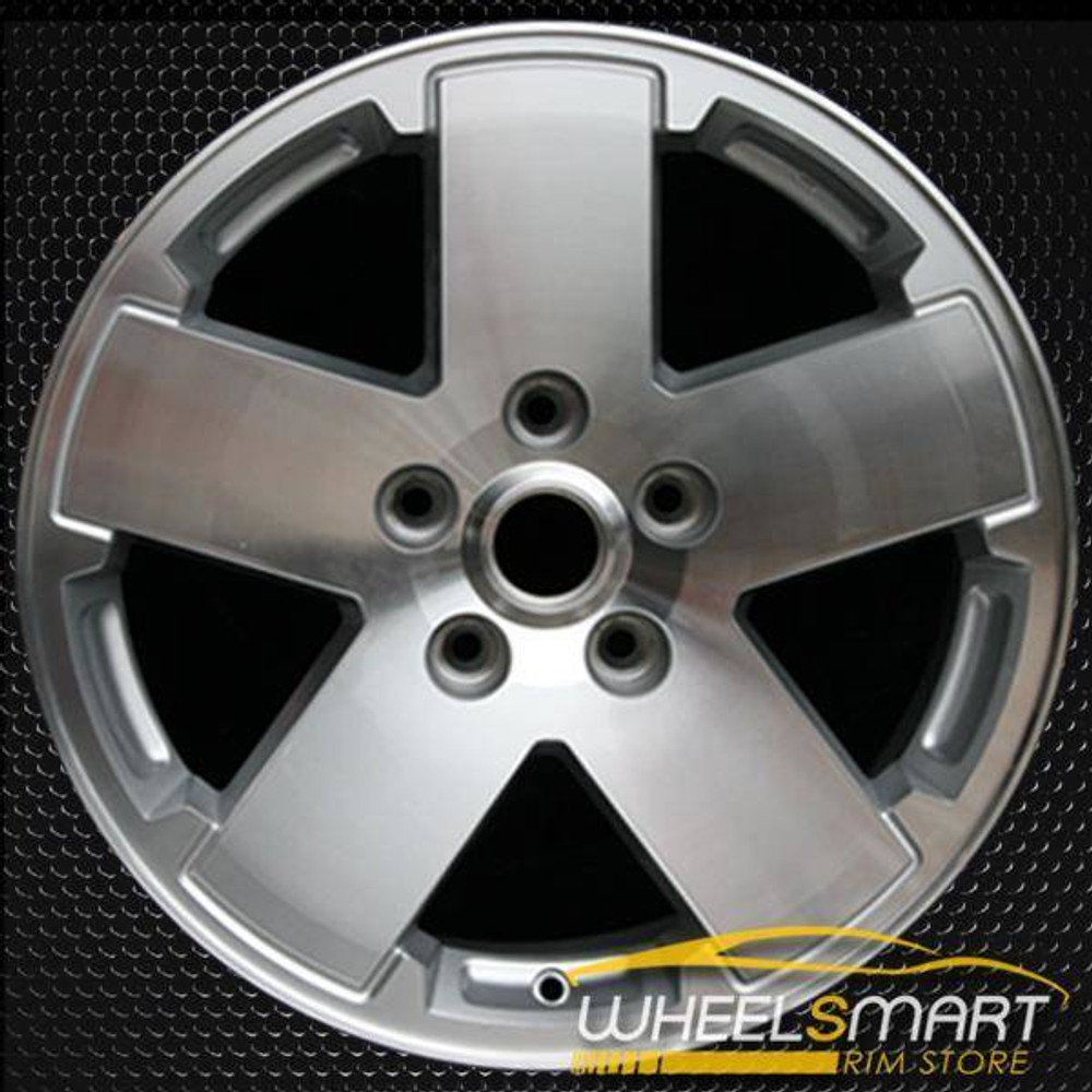 18" Jeep Wrangler OEM wheel 2007-2011 Machined alloy stock rim ALY09076A10