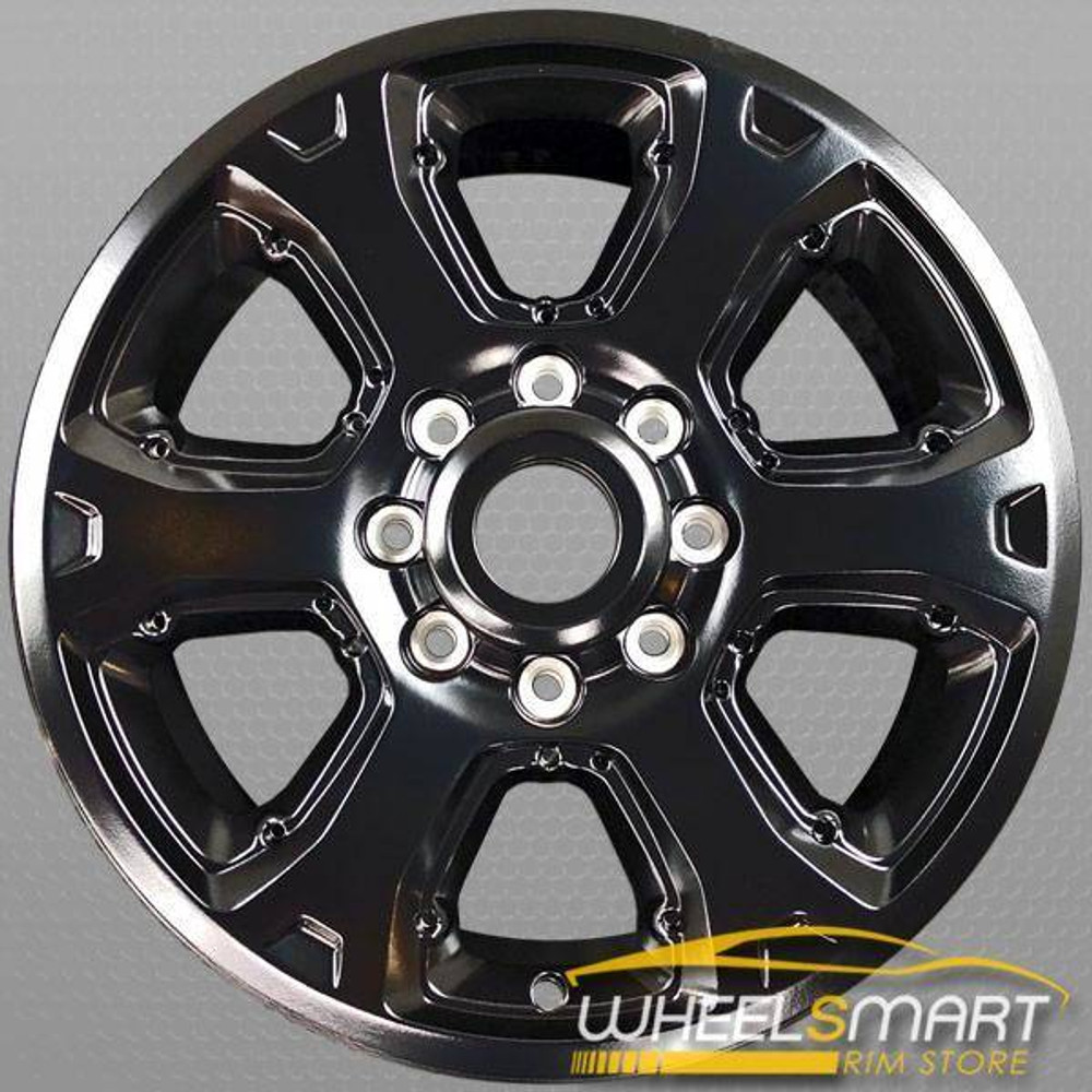 20x8 Black alloy rims for sale | Factory OEM wheels fit Dodge Pickup 2014-2018