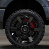 4Play 4P60 Brushed Black truck wheel detail