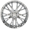 19" Chevy Corvette replica wheel front view Chrome rims 9508115
