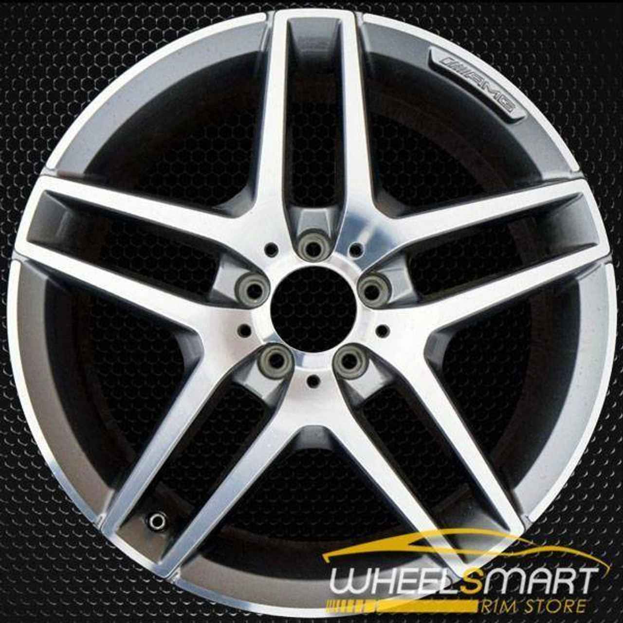 19" Mercedes S550 rims for sale Front Hypersilver OEM wheel 85348