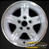 15" Jeep Wrangler OEM wheel 2004-2006 Machined alloy stock rim ALY09050U10