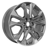 20" Chevy Traverse replica wheel angle view Machined Silver rims 9511131