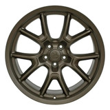 20" Dodge Charger replica wheel Widebody front view Bronze rims 9511072