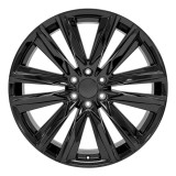 Front view of a 24x10 replica wheel replacement CA91 for GMC Truck rims 9511080