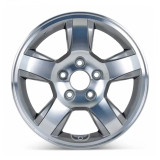 Angle view of a 16x6.5 replica wheel replacement for Honda Pilot rim 42700S9VA81