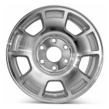 Front view of a 17x7.5 replica wheel replacement for Chevy Trucks rim 9596050