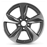 Front view of a 18x7.5 Honda Odyssey replica wheels 2018-2022 Charcoal rim ALY64119U35N Front view of a 18x7.5 Honda Odyssey replica wheels 2018-2022 Charcoal rim ALY64119U35N