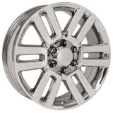 Angle view of a 20x7 replica wheel replacement TY10 for Toyota Tacoma rims 9507900