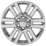 Front view of a 20x7 replica wheel replacement TY10 for Toyota Tacoma rims 9507900