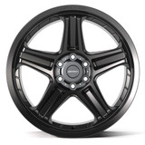 Front view of a 22x10 replica wheel replacement DF07 for Chevy Trucks rims 9511594