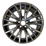 Front view of a 20x8-inch Hypersilver Lexus RX replica wheel replacement rim 74339, part 4261A0E110