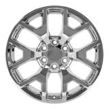 Front view of a New 20x9 Chrome Honeycomb wheel replacement CV92 for GMC & Chevy trucks rim 9471186