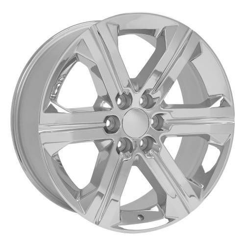 22" Cadillac Escalade replica wheel angle view Chrome rims 9510596