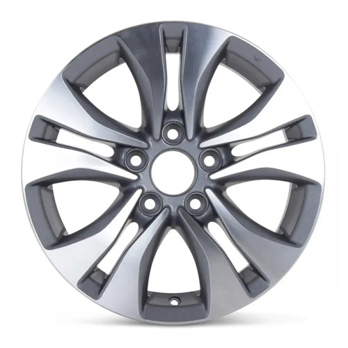Angle view of a 16x7 replica wheel replacement for Honda Accord rim 42700T2AA71