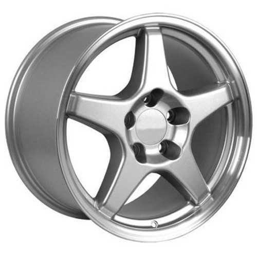 17" Pontiac Firebird replica wheel 1993-2002 Silver Machined rims 4750784