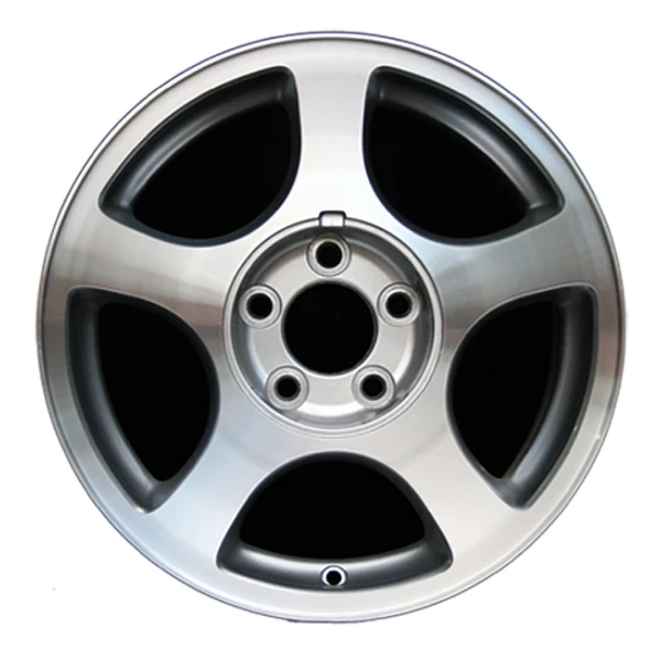 16-inch ford mustang factory original wheel 3474 OEM rim part 2R3Z1007BA, front view on white background