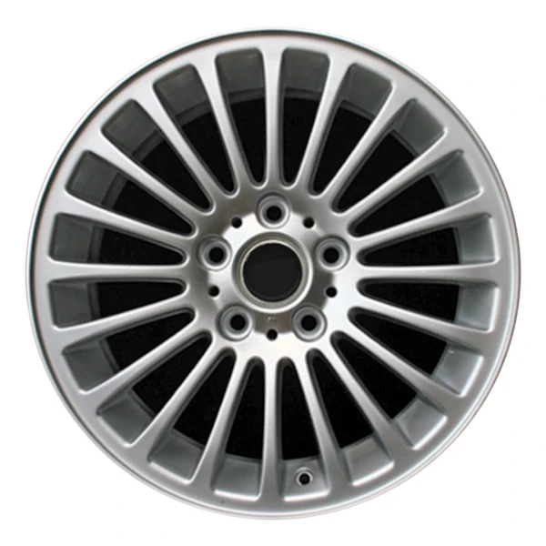 59343u10 BMW 3-series factory original rim 17x7 OEM wheel part 36116753816, on white background