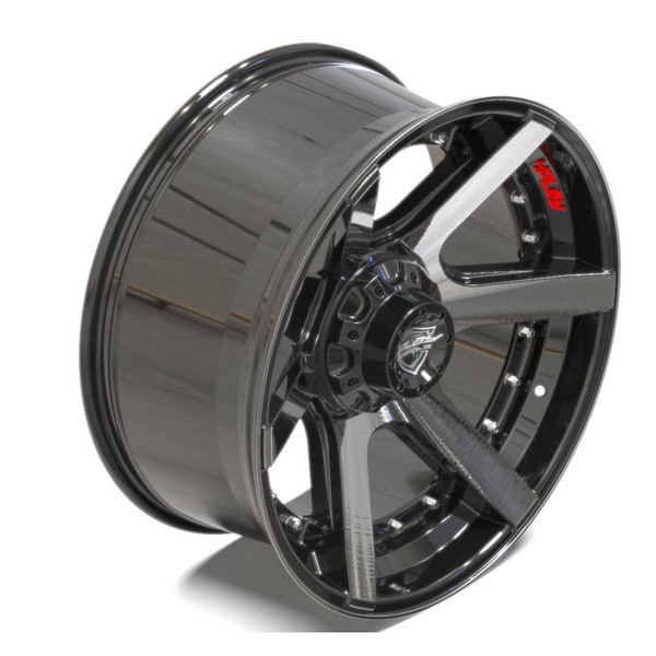 Machined Black 5-Lug 4Play 4P60 truck rims