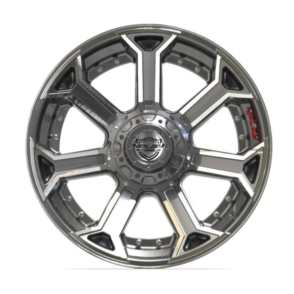 5-Lug 4Play 4P70 Wheels Machined Gunmetal front