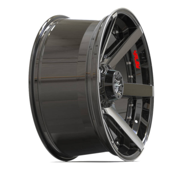 6-Lug 4Play 4P60 Machined Black wheels