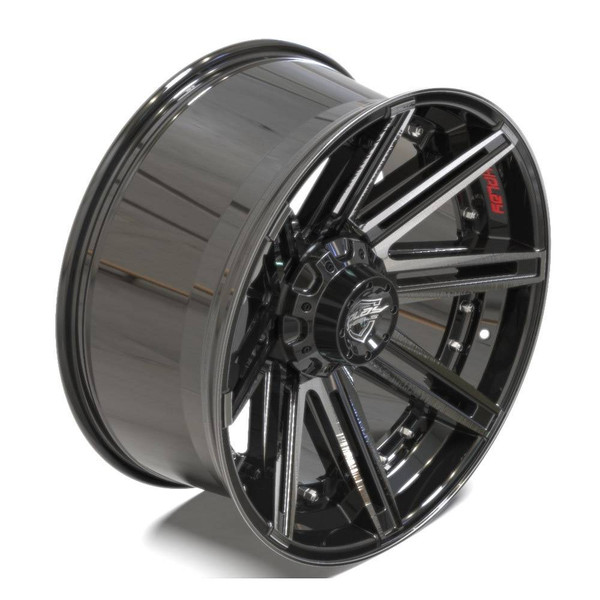 6-Lug 4Play 4P08 Machined Black wheels