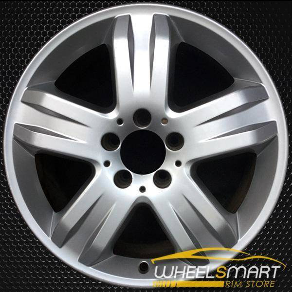 17" Mercedes ML350 OEM wheel 2005 Silver alloy stock rim A1634013902, 1634013902