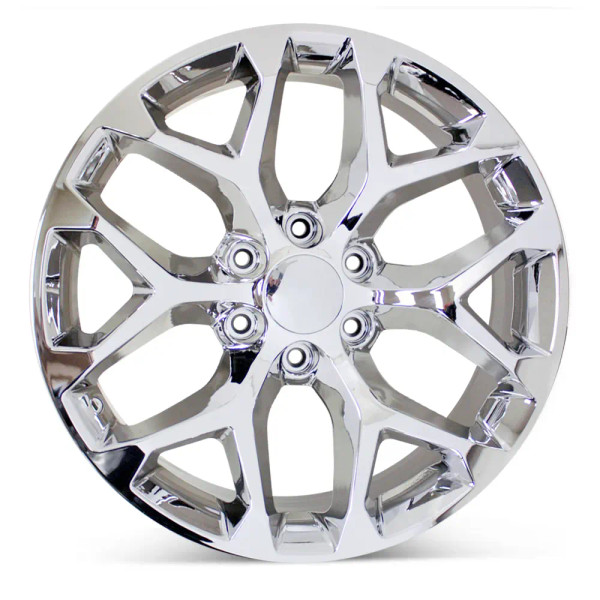 Front view of a 22x9 replica wheel replacement for GMC Trucks rim 19301156