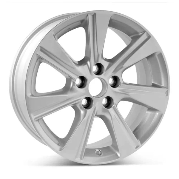 Angle view of a 17x7.5 replica wheel replacement for Toyota Highlander rim 4261148460