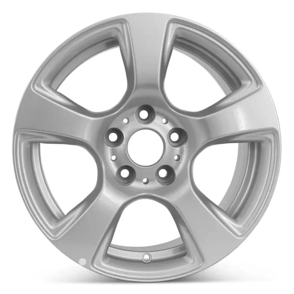 Front view of 17x8 Replica rims for sale. Replacement Alloy wheels fit BMW 3 Series 36116770239