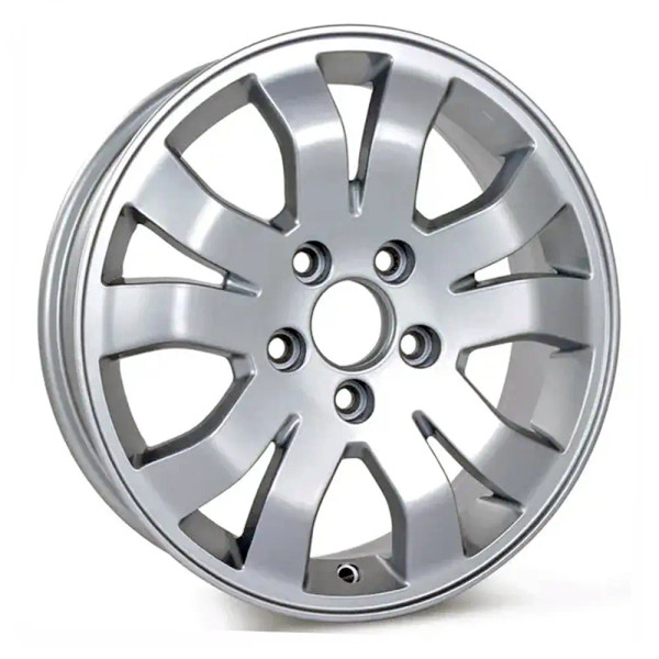 Angle view of a 16x6.5 replica wheel replacement for Honda CRV rim 7823230
