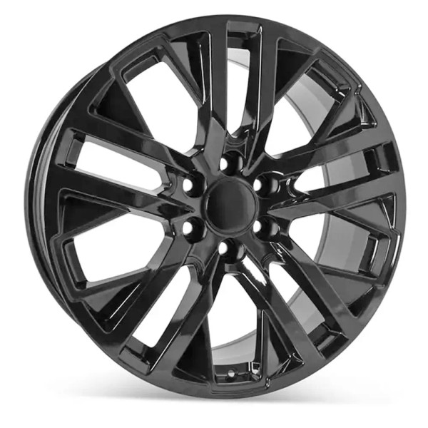 Angle view of a 22x9 replica wheel replacement for GM Trucks rim 84570333