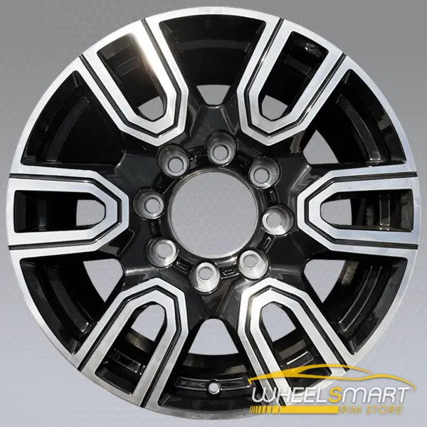 20" GMC Sierra 2500 3500 factory rim 2020-2022 Black alloy OEM wheel 23376247