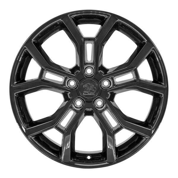 Front view of a 20x8.5 replica wheel replacement JP29 for Jeep Grand Cherokee rims 9511427