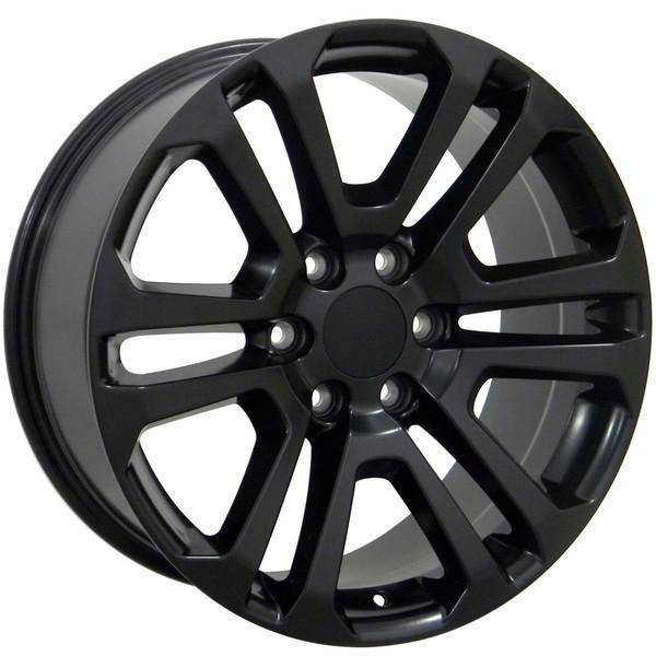 22" Chevy C2500 replica wheel 1988-2000 Matte Black rims 9489815