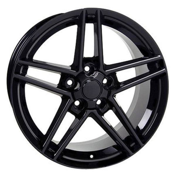 19" Chevy Corvette  replica wheel 2005-2013 Black rims 5910242
