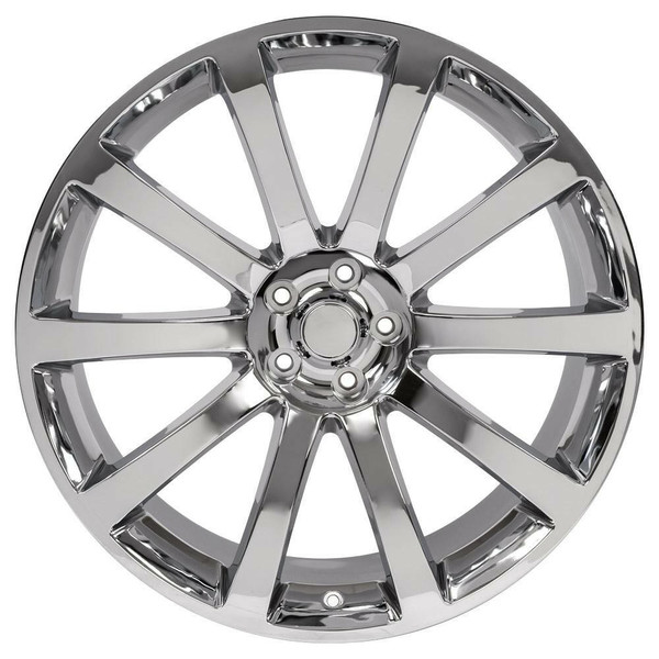 20x9" Dodge Challenger replica wheel 2009-2018 Chrome rims 8700751 Front view