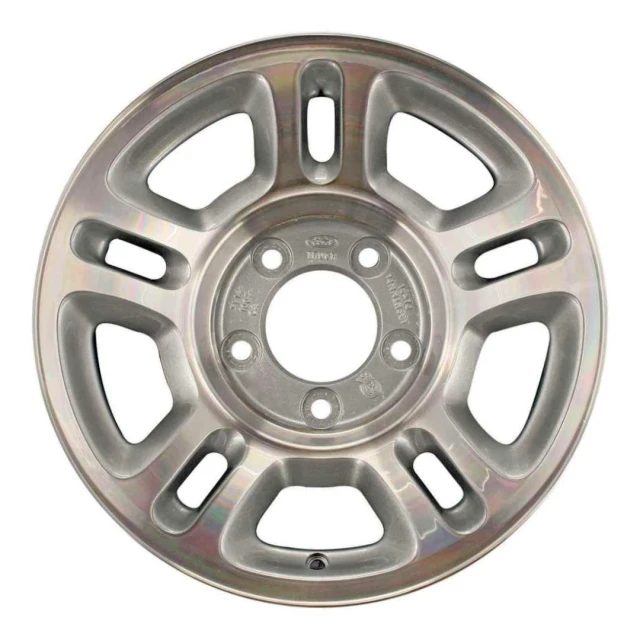 16-inch ford expedition factory original wheel 3327 OEM rim part XL1Z1007CA, Front view on white background