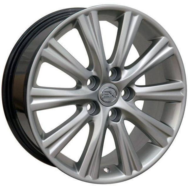 17" Toyota Sienna replica wheel 1998-2018 Hypersilver rims 9489833 17" Toyota Sienna replica wheel 1998-2018 Hypersilver rims 9489833