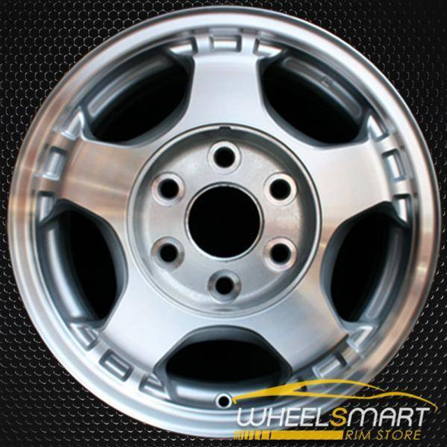 16" Chevy Silverado oem wheel 1999-2002 Machined slloy stock rim ALY05073U10 16" Chevy Silverado oem wheel 1999-2002 Machined slloy stock rim ALY05073U10