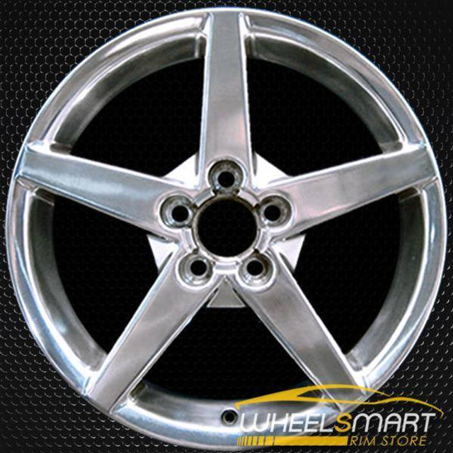 19" Chevy Corvette oem wheel 2005-2007 Polished slloy stock rim ALY05210U80